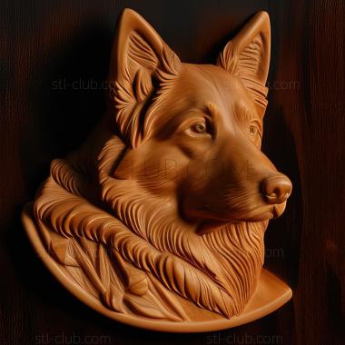 3D model st Basque Shepherd dog (STL)